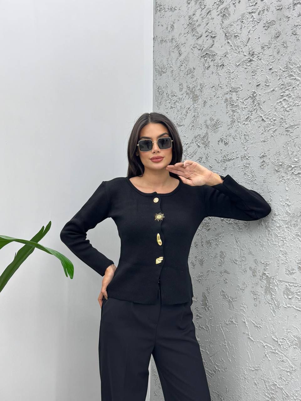 Gilet avec manche motif