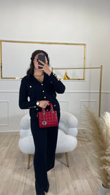 ENSEMBLE 3 PI2CES COURT - Noir