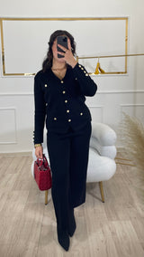 ENSEMBLE 3 PI2CES COURT - Noir