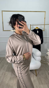 ENSEMBLE MANEL - NOIR / BEIGE