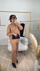 ENSEMBLE LYNDA - Marron \ Beige \ Noir