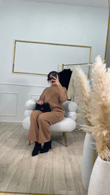 ENSEMBLE LYNDA - Marron \ Beige \ Noir