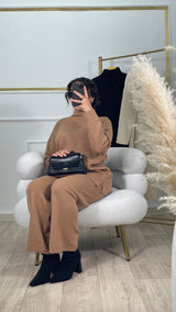 ENSEMBLE LYNDA - Marron \ Beige \ Noir