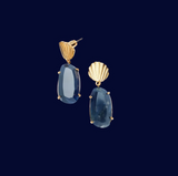 Boucles d’oreilles Ocean Sodalite | أقراط أوشن بحجر السوداليت