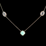 collier serene amazonite | قلادة سيرين بحجر أمازونايت