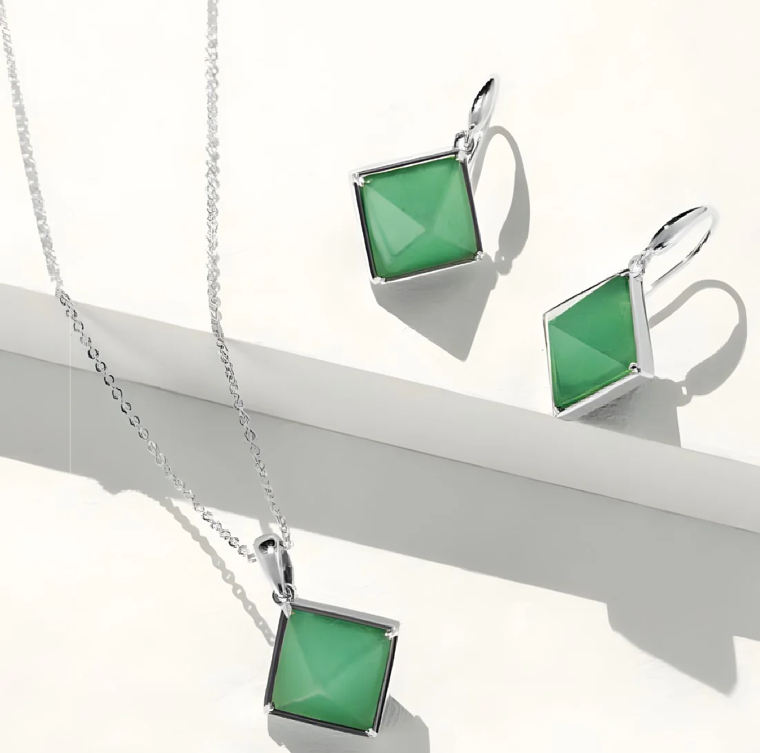 Ensemble Prism Aventurine | طقم بريزم بحجر الأفنتورين