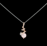 collier galaxy quartz | قلادة غالاكسي بحجر الكوارتز