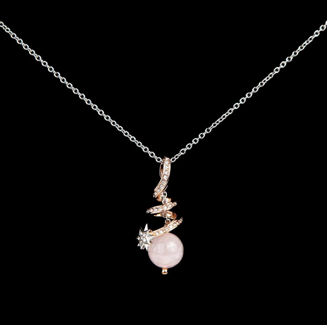 collier galaxy quartz | قلادة غالاكسي بحجر الكوارتز