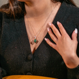 collier prism aventurine | قلادة بريزم بحجر الأفنتورين