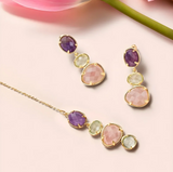 boucles d'oreillers pebbles mixed | أقراط بيبلز ميكسد