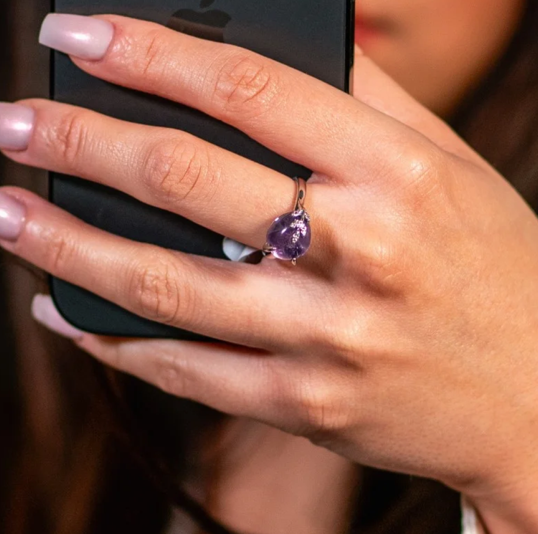 bague marigold amethyst | خاتم ماريغولد بحجر الأماثيست