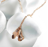 collier secret rose quartz |  قلادة سيكريت بحجر الكوارتز الوردي