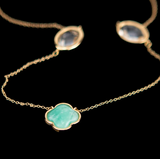 collier serene amazonite | قلادة سيرين بحجر أمازونايت