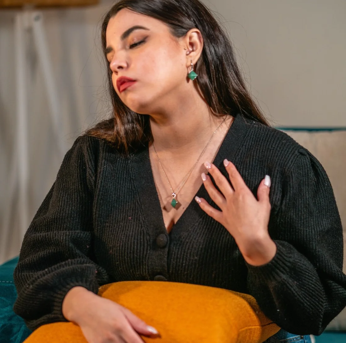 Ensemble Prism Aventurine | طقم بريزم بحجر الأفنتورين