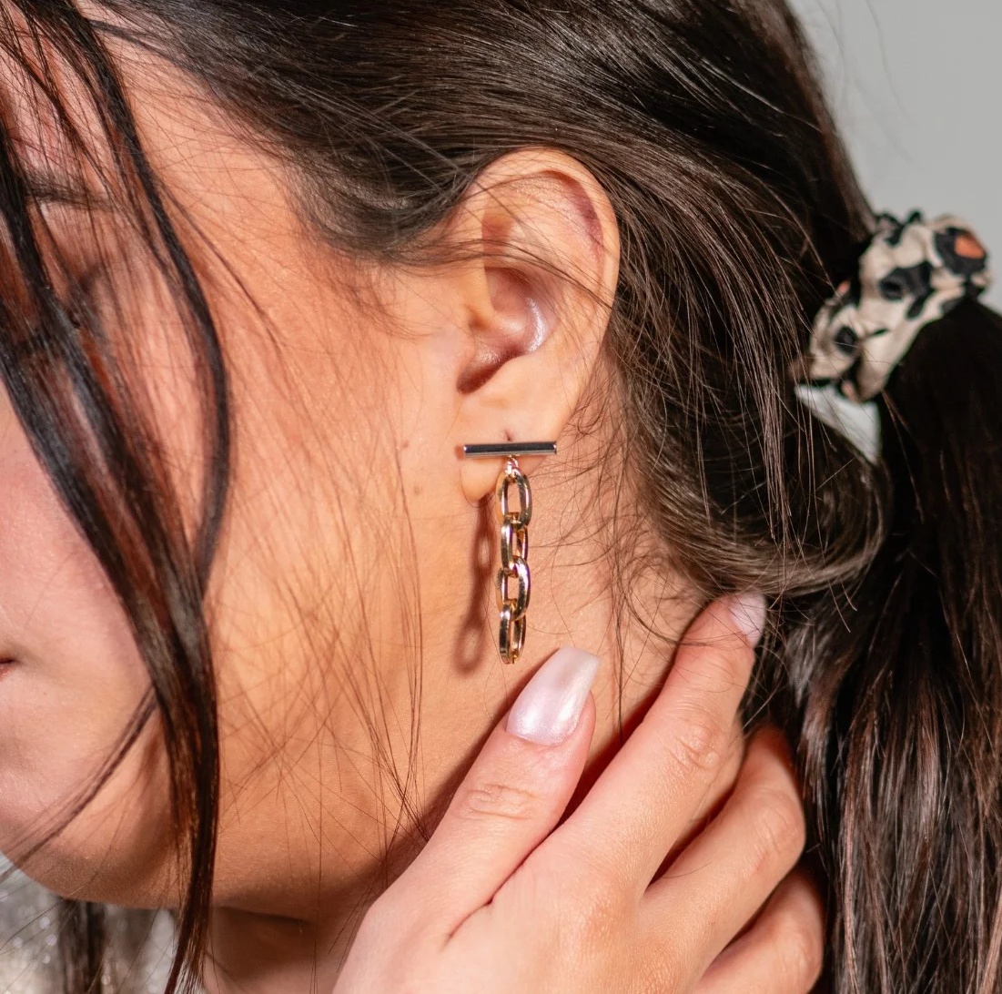 boucles d'oreilles rebel chain | أقراط "ريبل تشين"