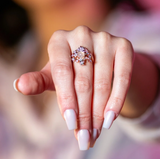 bague galaxy quartz | خاتم غالاكسي بحجر الكوارتز