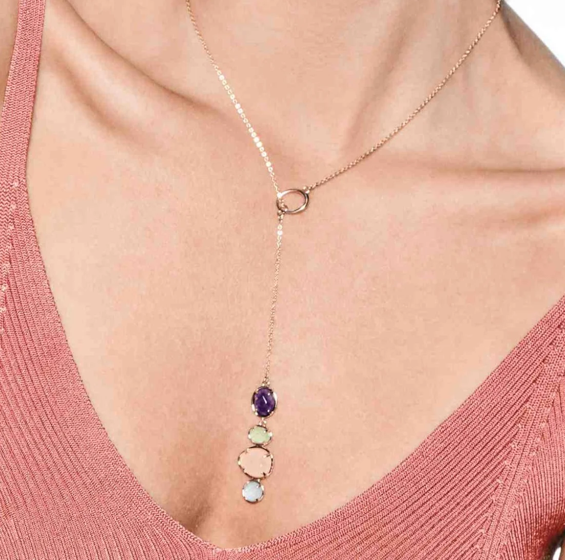 collier pebbles mixed | قلادة بيبلز ميكسد