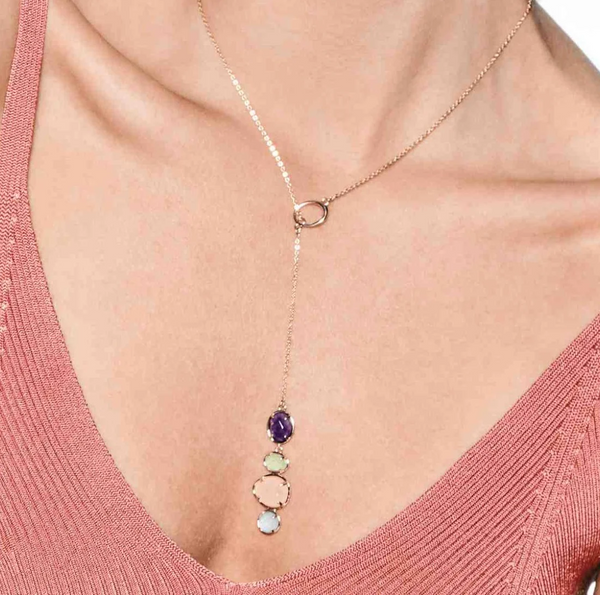 collier pebbles mixed | قلادة بيبلز ميكسد