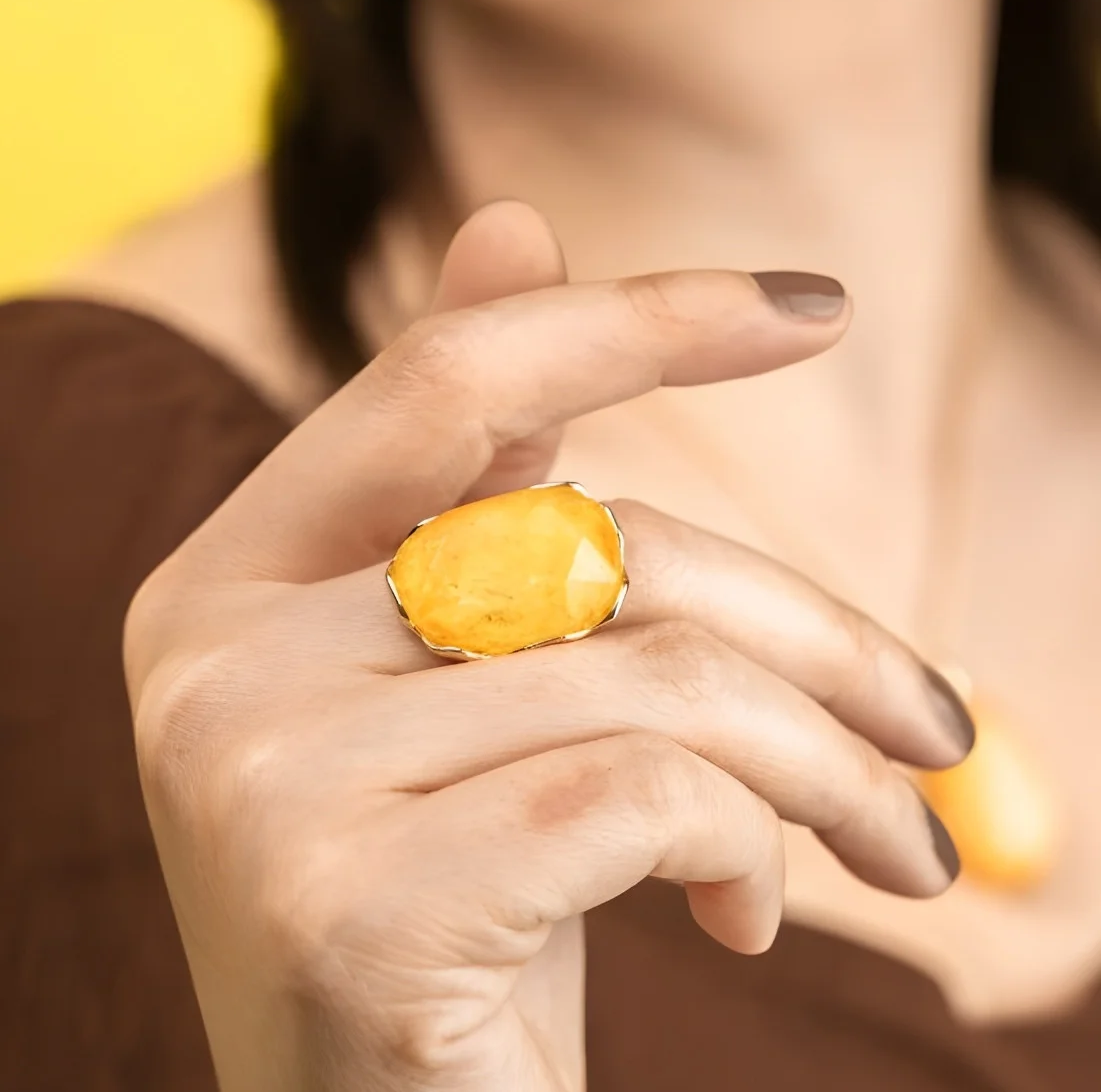 Bague Empower Quartz | خاتم إمباور بحجر الكوارتز 