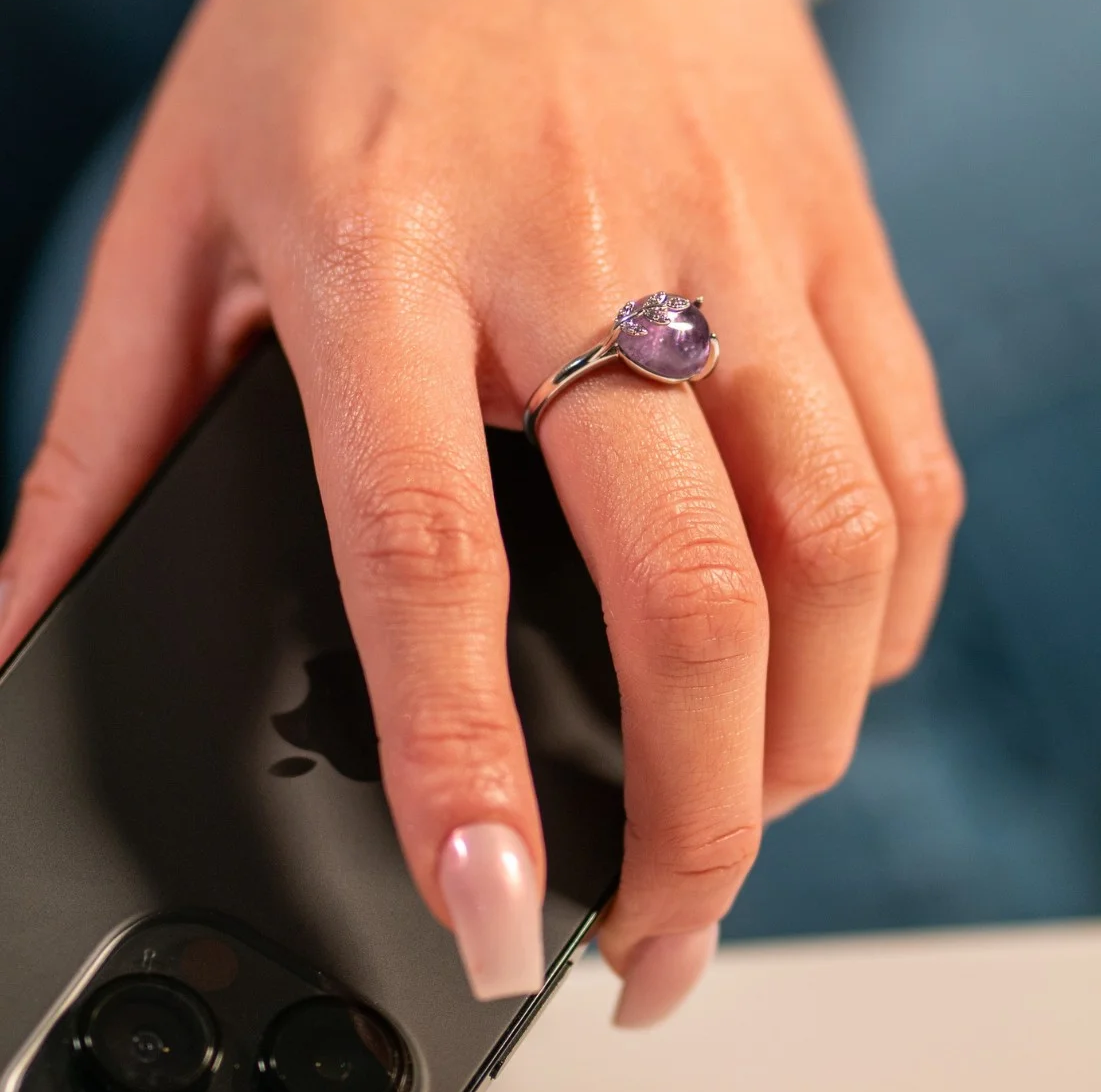 bague marigold amethyst | خاتم ماريغولد بحجر الأماثيست