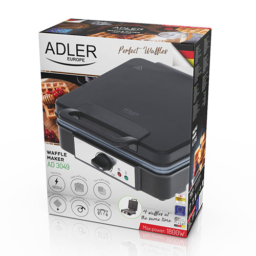 Adler AD 3049 Gaufrier 1800W