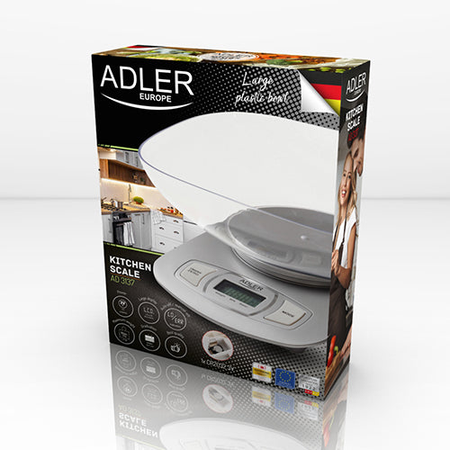 Adler AD 3137s Balance de cuisine avec bol
