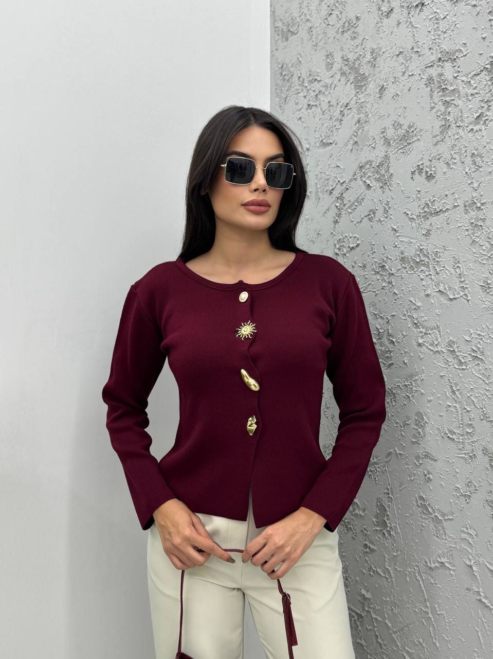 Gilet avec manche motif